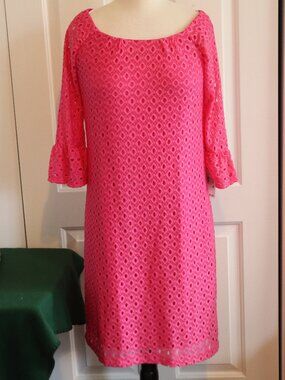 Chris McLaughlin Fushia Shift Dress Size 6 New with Tag